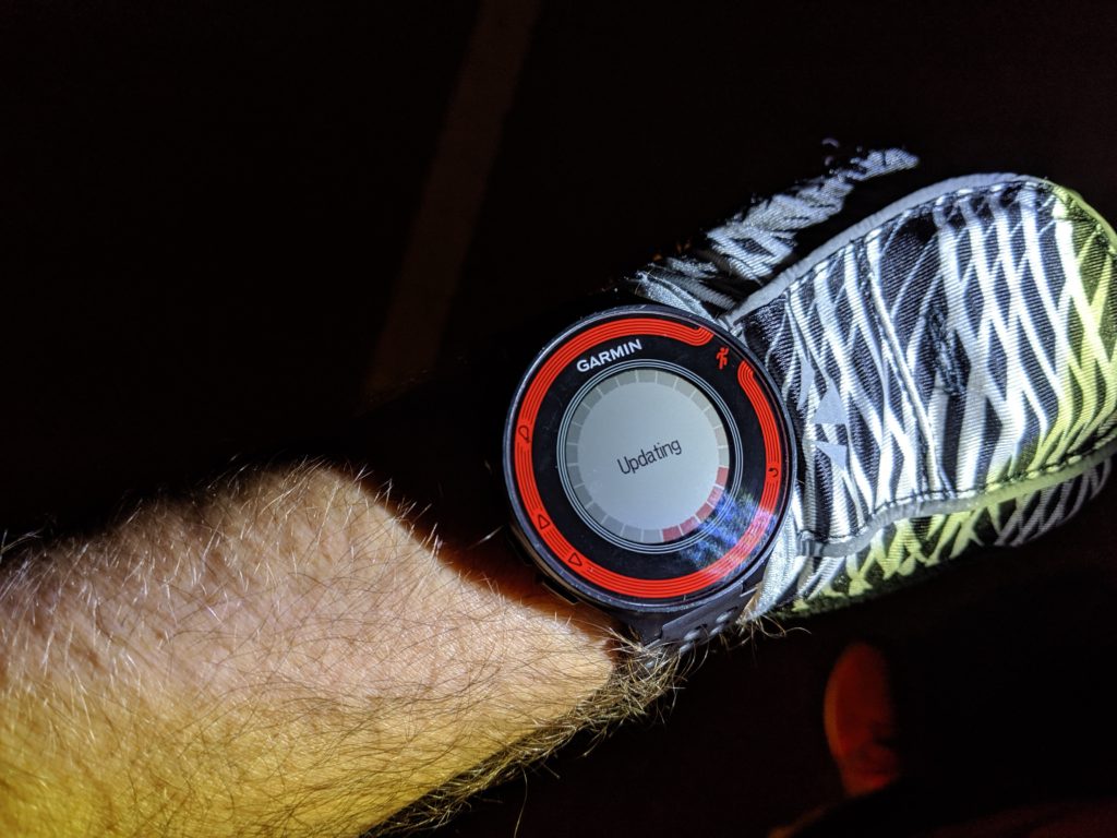 Garmin watch updating at the worst possible time - right when I want to run.